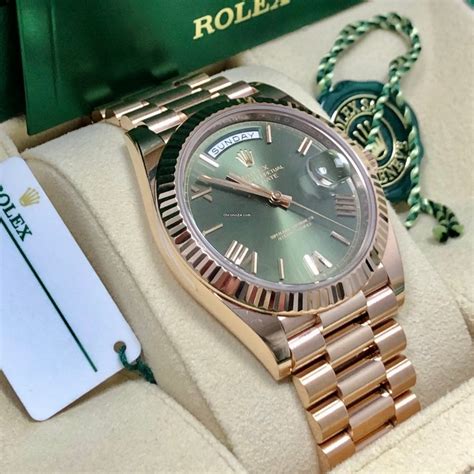 rose gold rolex on wrist|rolex rose gold 40mm president.